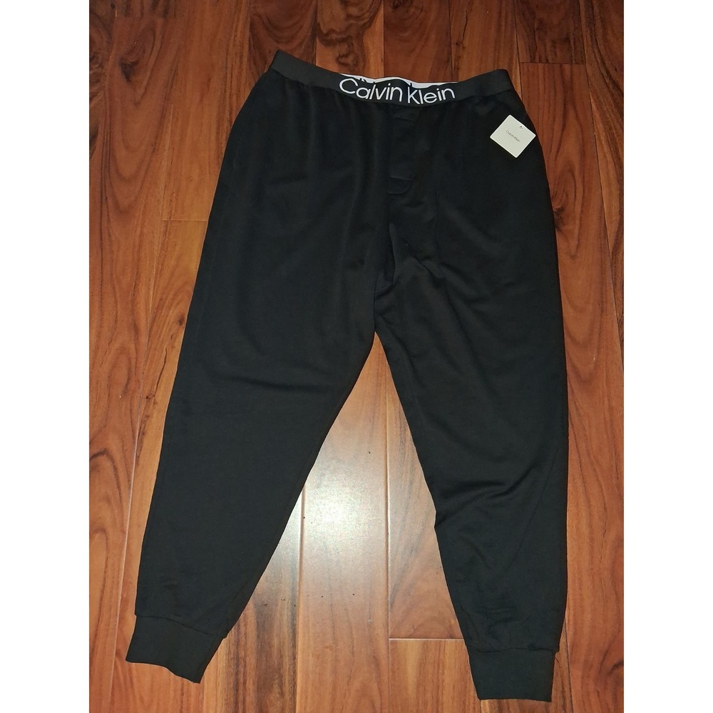 Calvin Klein Bold Icon Pajama Lounge Pants Men's Size XL Black NWT